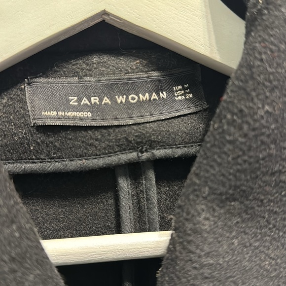 ZARA Short Wool Coat - Picture 7 of 10